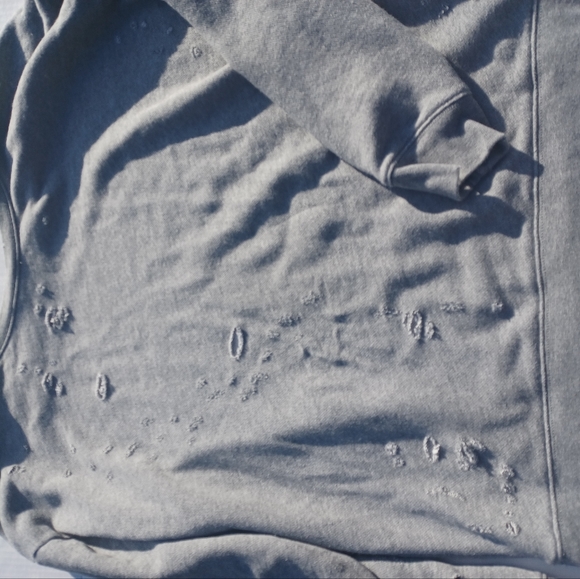 Express Extreme Destressed Crewneck - Picture 8 of 8